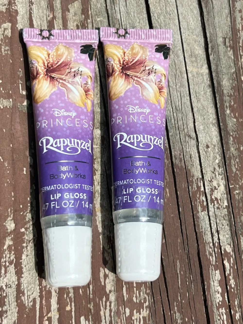 Bath & Body Works Disney Princess Rapunzel Lip Gloss 0.47 oz,Sealed Feminine|2x